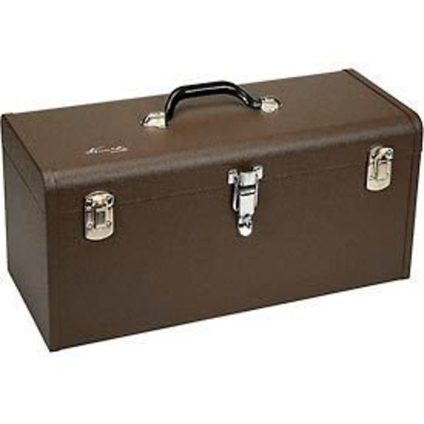 Kennedy Tool Box, Steel, Brown, 20 in W x 8-1/2 in D x 9-3/4 in H K20B